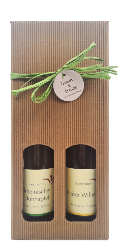 Apfelsaft-Duo - groß